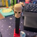 Rare Variant Vintage No Feet Dr. Skull Pez Dispenser Pat#3.9 MI YUGOSLAVIA , bla