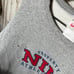 Vintage 90s Nike Athletic Department Crewneck Sweatshirt Gray Distressed Mens Lg