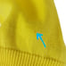 Ralph Lauren Men’s Yellow V-neck Ribbed 100% Pima Cotton Sweater