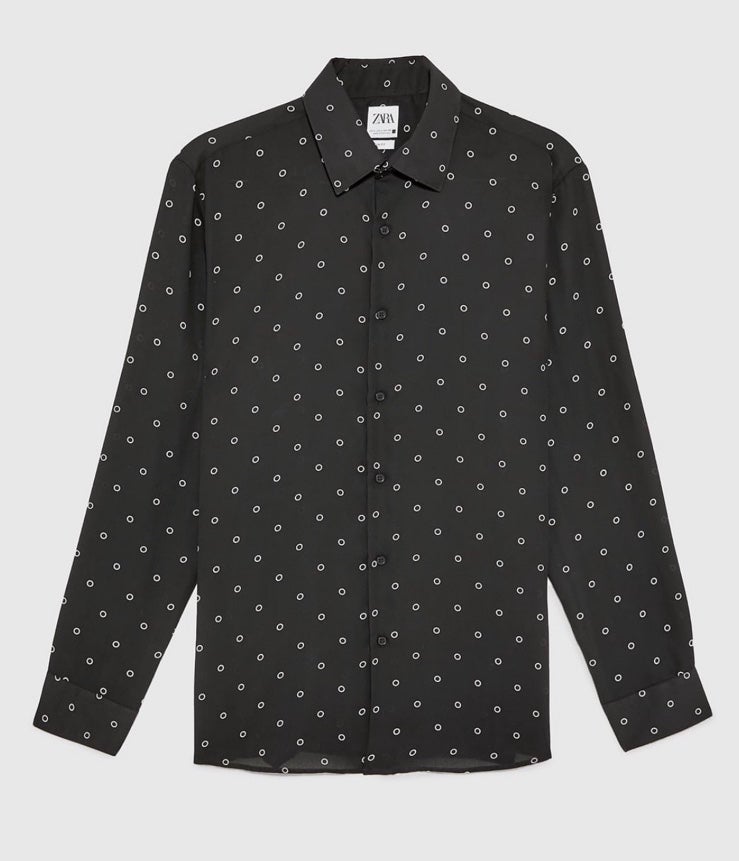 CIRCLE PRINT SHIRT