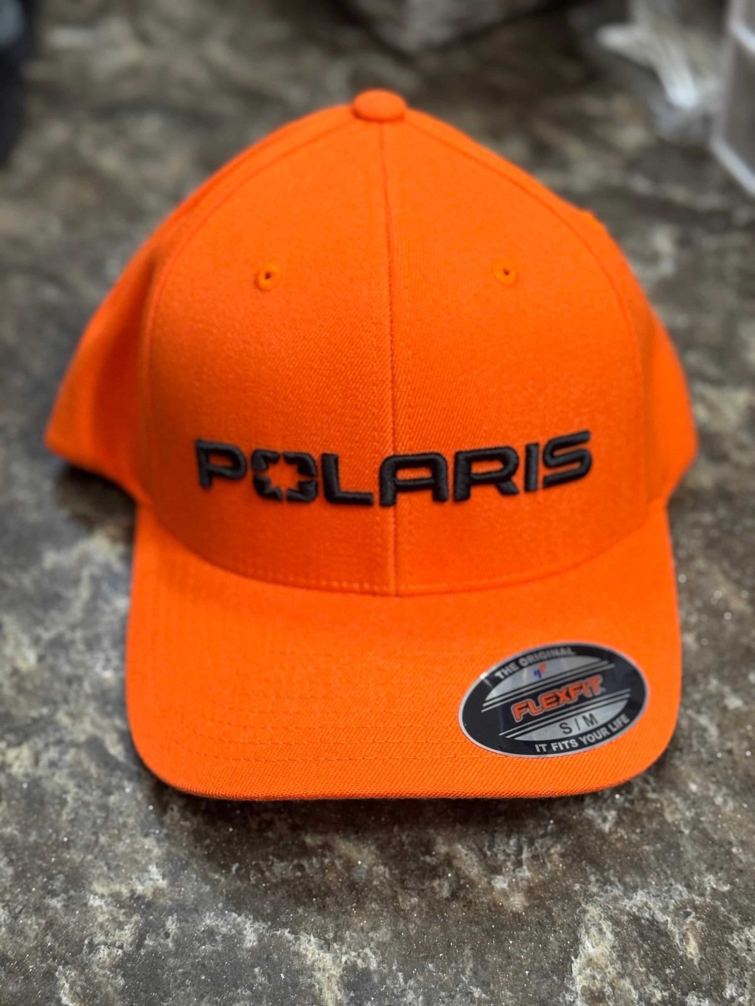 Polaris Hat - Flexfit S/M - Orange - NWOT