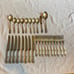 28 Pc TIGER LILY FESTIVITY Reed & Barton Utensils Antique Silverplated Flatware