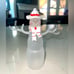Vintage Frosted Glass Snowman Figurine Bundle Of 7