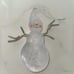 Vintage Frosted Glass Snowman Figurine Bundle Of 7