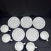 5 Set 1963 Royal Worcester “ Bridal Lace” Tea Cups & Saucers - Vintage Mint