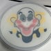 Vintage Clown Ceiling Light Fixture Replacement Glass Shade 17 ~