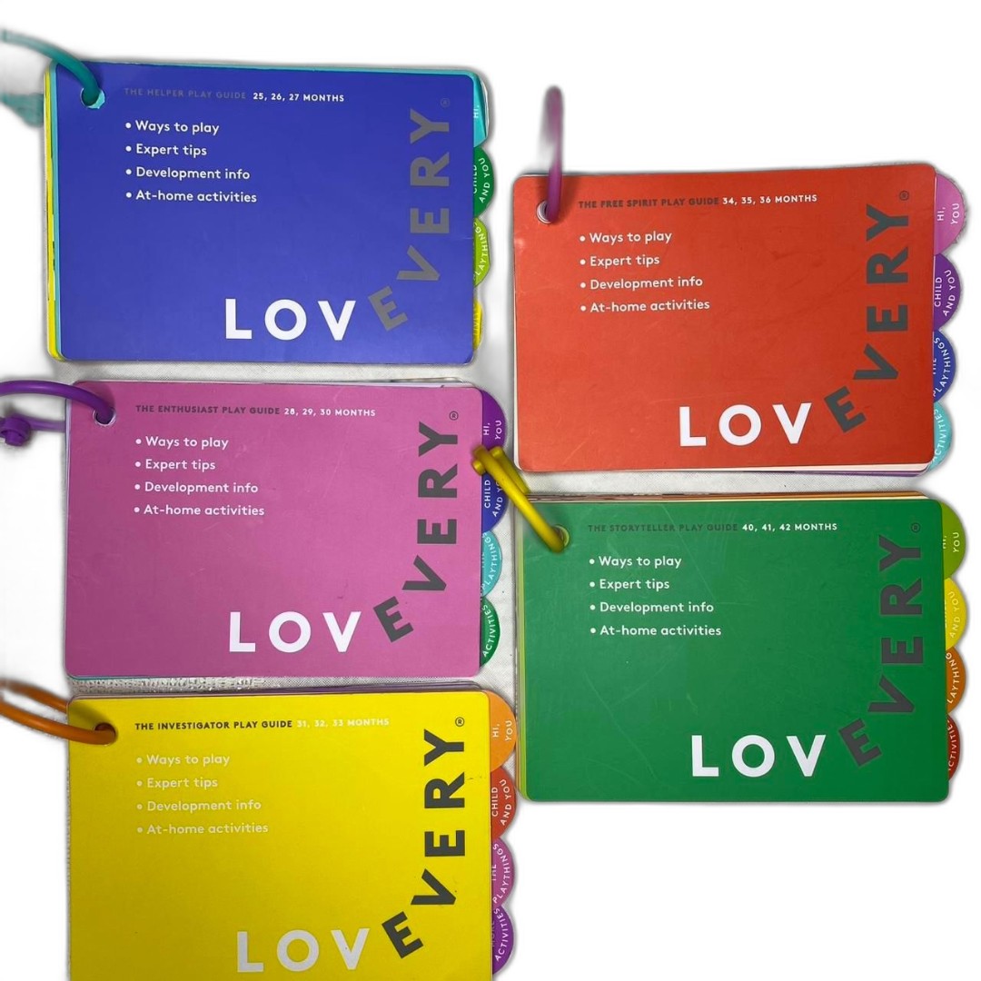 LOVEVERY Play Guides 25-42 Months Baby Montessori Child Development Milestones