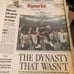 1985 chicago bears Super bowl newspaper