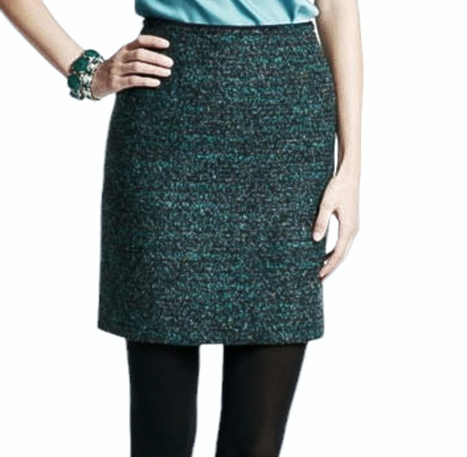 Ann Taylor Virgin Wool Pencil Skirt - 0P