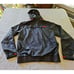 THE NORTH FACE Windbreaker Jacket ADLW Red Gray STOWAWAY HOODIE Sz L EXCELLENT