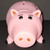 John Ratzenberger autographed Piggy Bank JSA COA