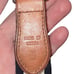 POLO Ralph Lauren VINTAGE Blue & White Web & Brown Leather Surcingle Belt Sz 32
