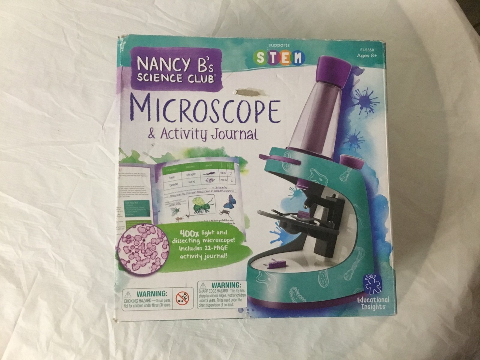 Educational Insights EI-5350 Nancy B's Science Club Microscope and Activity