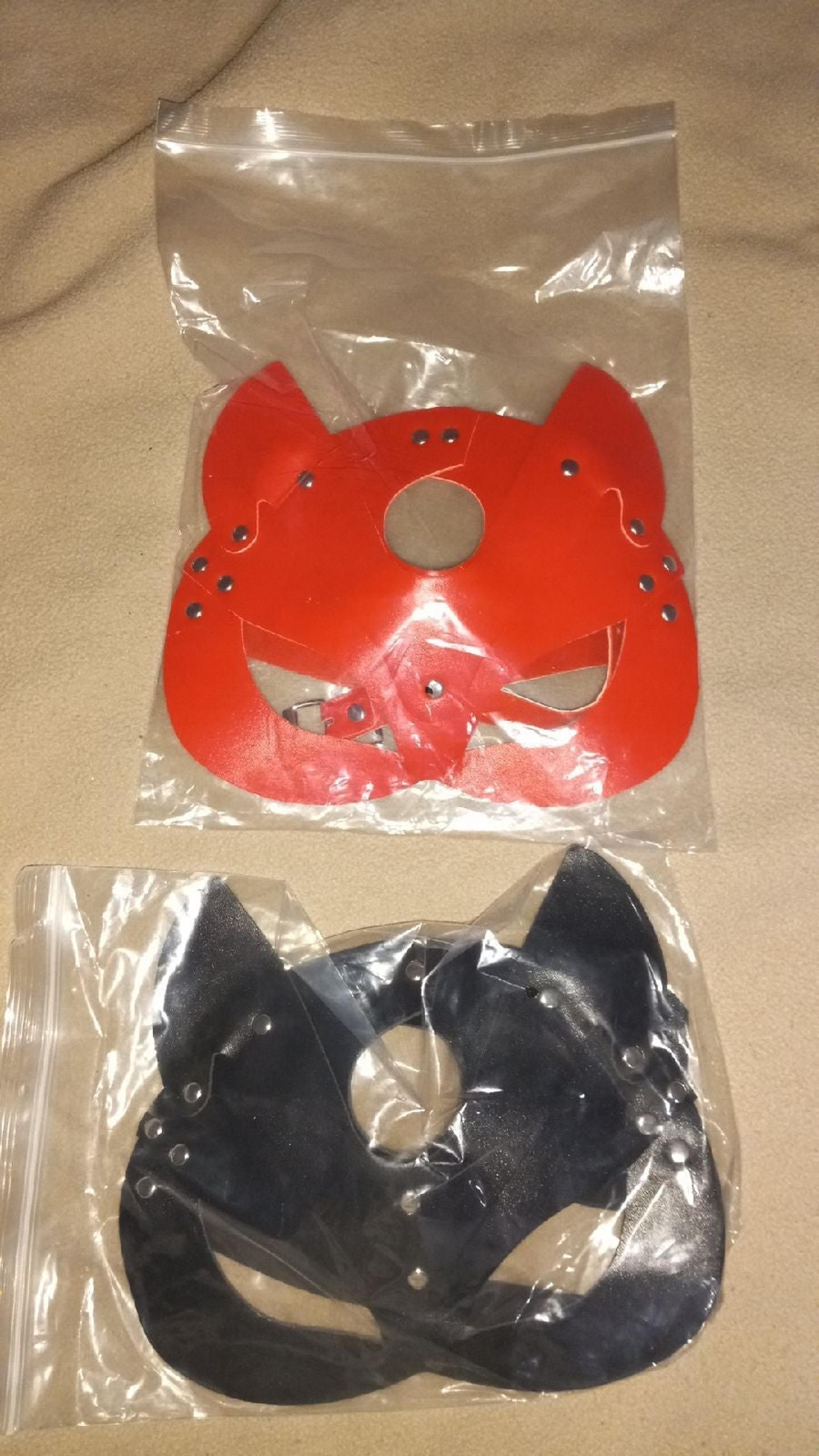 Leather face mask