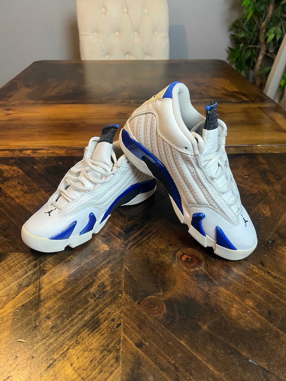 Youth Air Jordan 14 Retro GS Hyper Royal Size 4Y Grade School Shoes