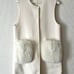 【Excellent Condition】Ishii Fur U-Big Pocket FOX Fur Gilet