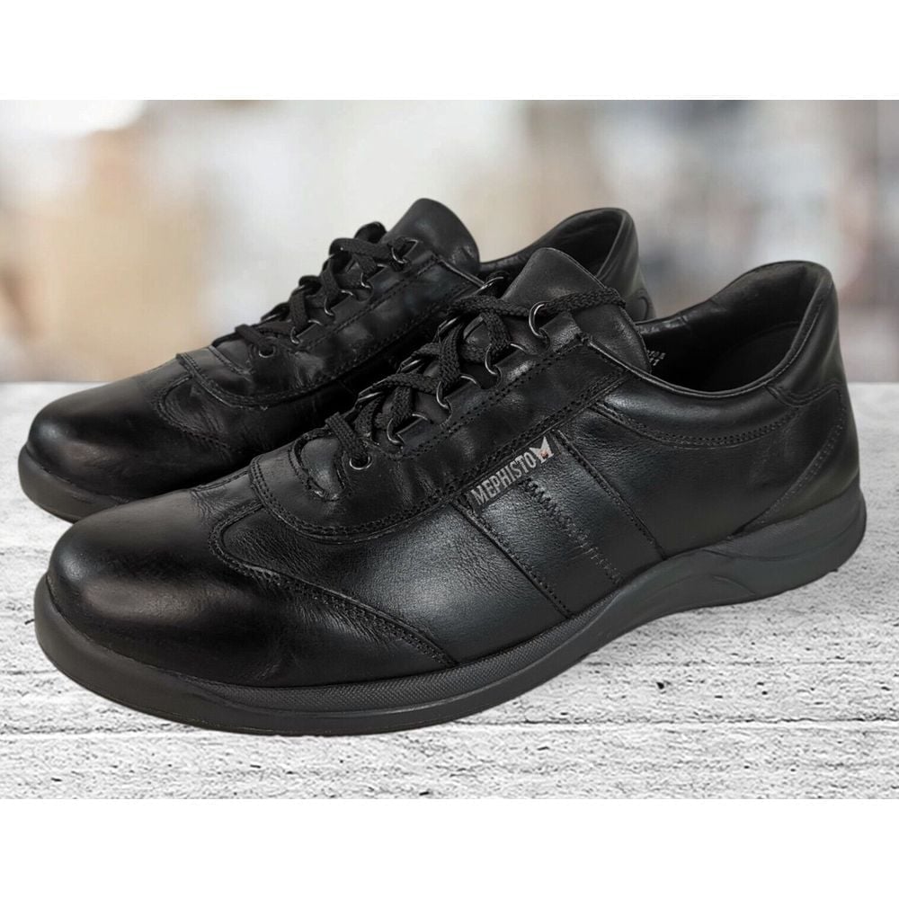 Mephisto Men's Hike Black Leather Oxford Walking Shoe Size 11