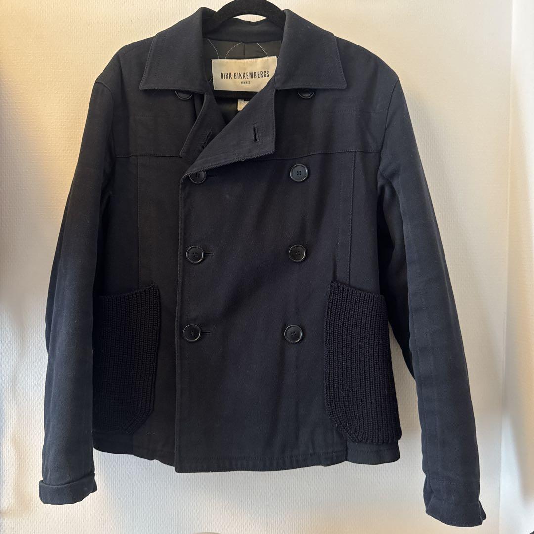 Navy Double-Breasted Jacket