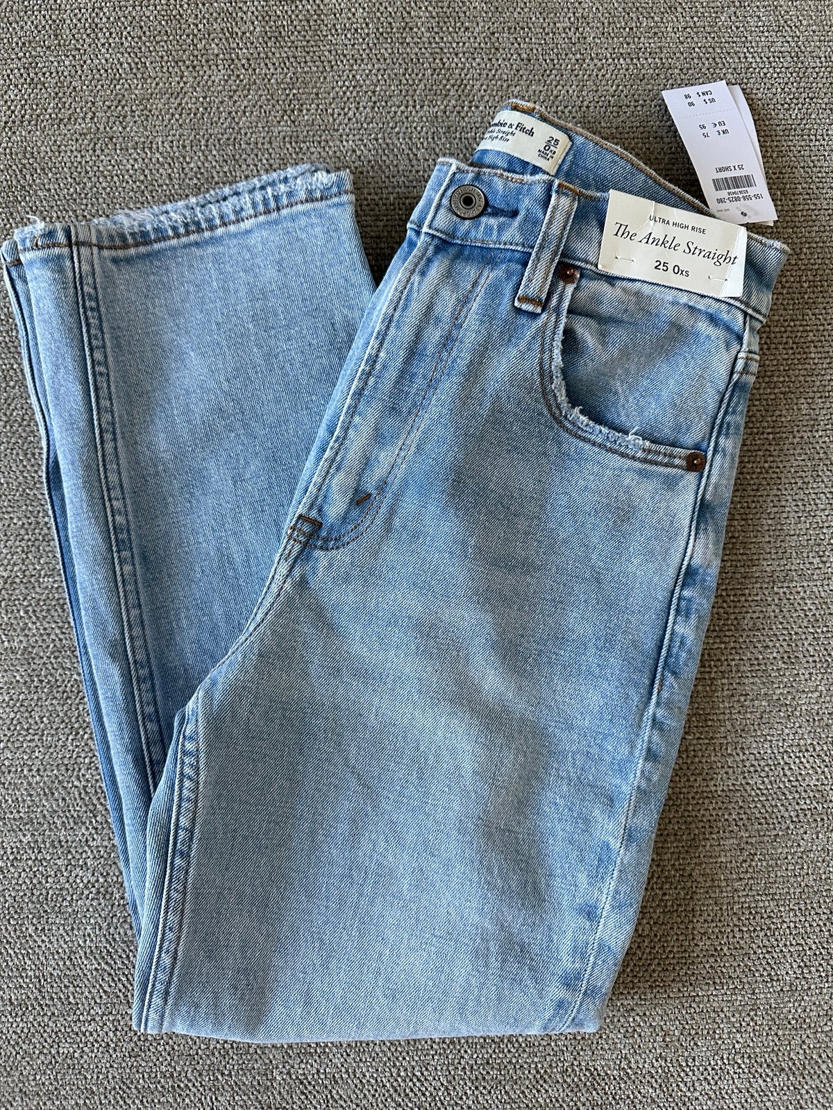 Abercrombie and Fitch Ankle Straight Jeans