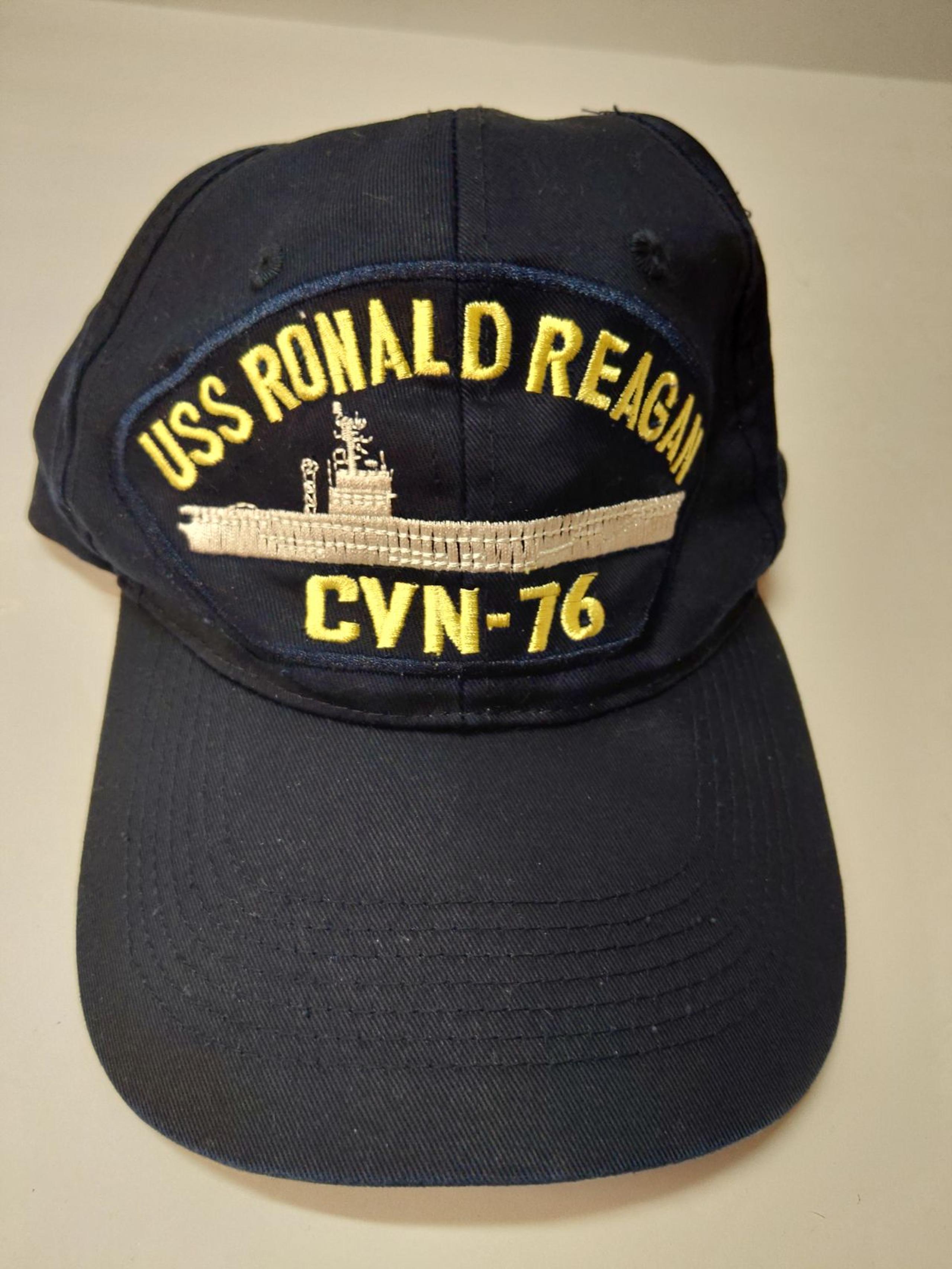 Vintage Navy uss Ronald Regan hat
