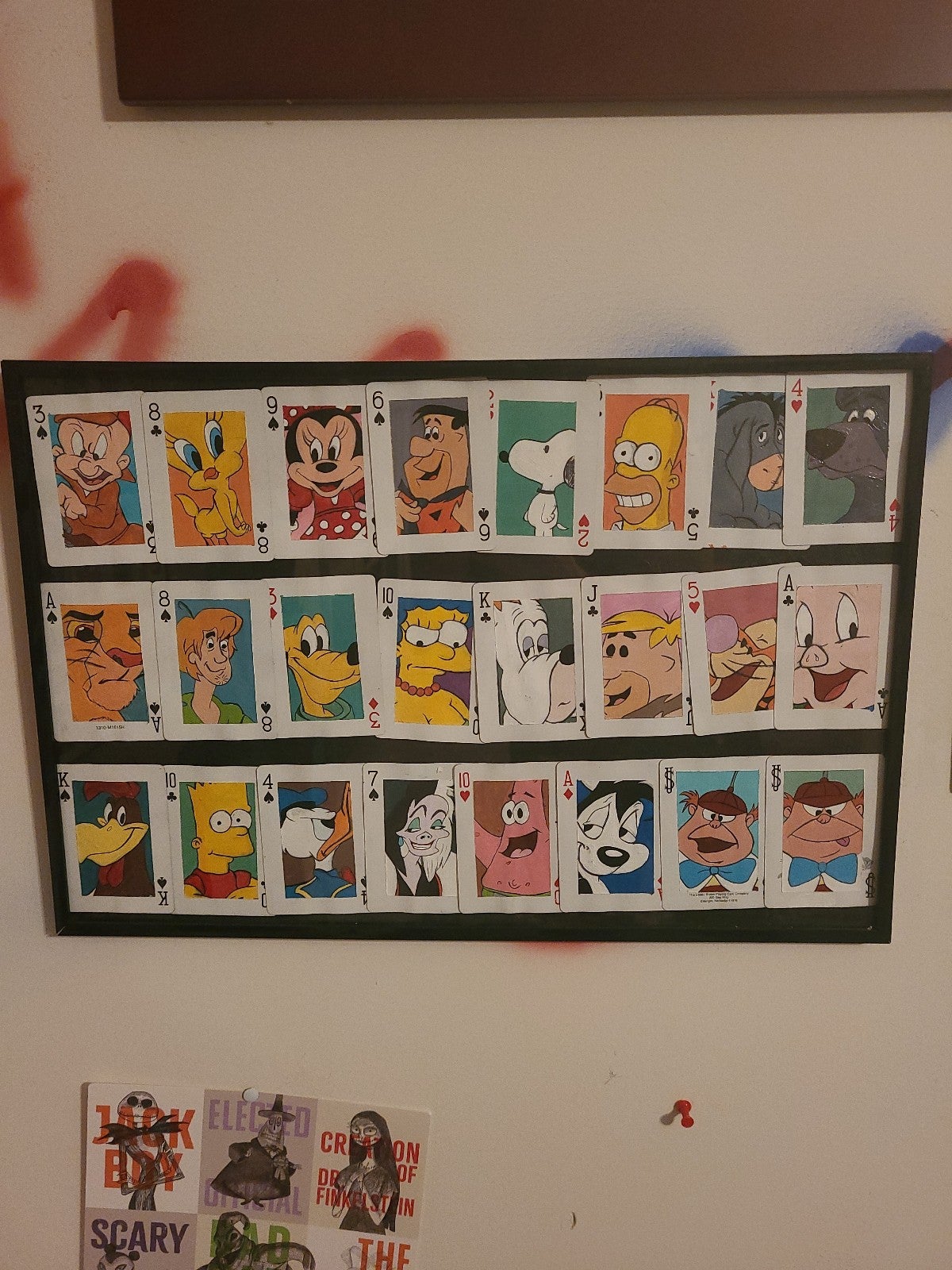 Painted Deck of Cards - Cartoons