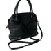 Ganson San Francisco Woven Top Handle Blue Leather Shoulder Satchel Handbags