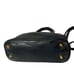 Ganson San Francisco Woven Top Handle Blue Leather Shoulder Satchel Handbags
