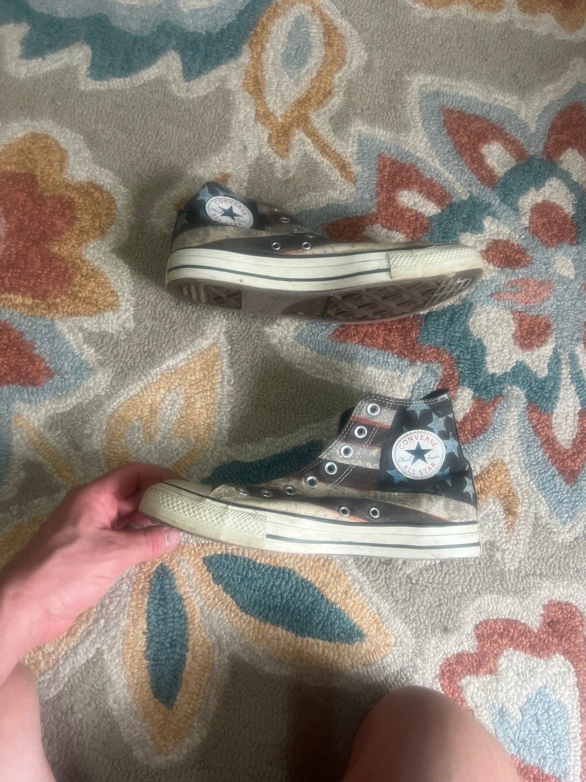 Converse Chuck Taylor All Stars, 9, usa flag emblem