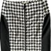 Michael Michael Kors Houndstooth Seamed Pencil Skirt With Zipper Front