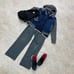 9-Piece Men's L Size Outfit Set for 1 Week