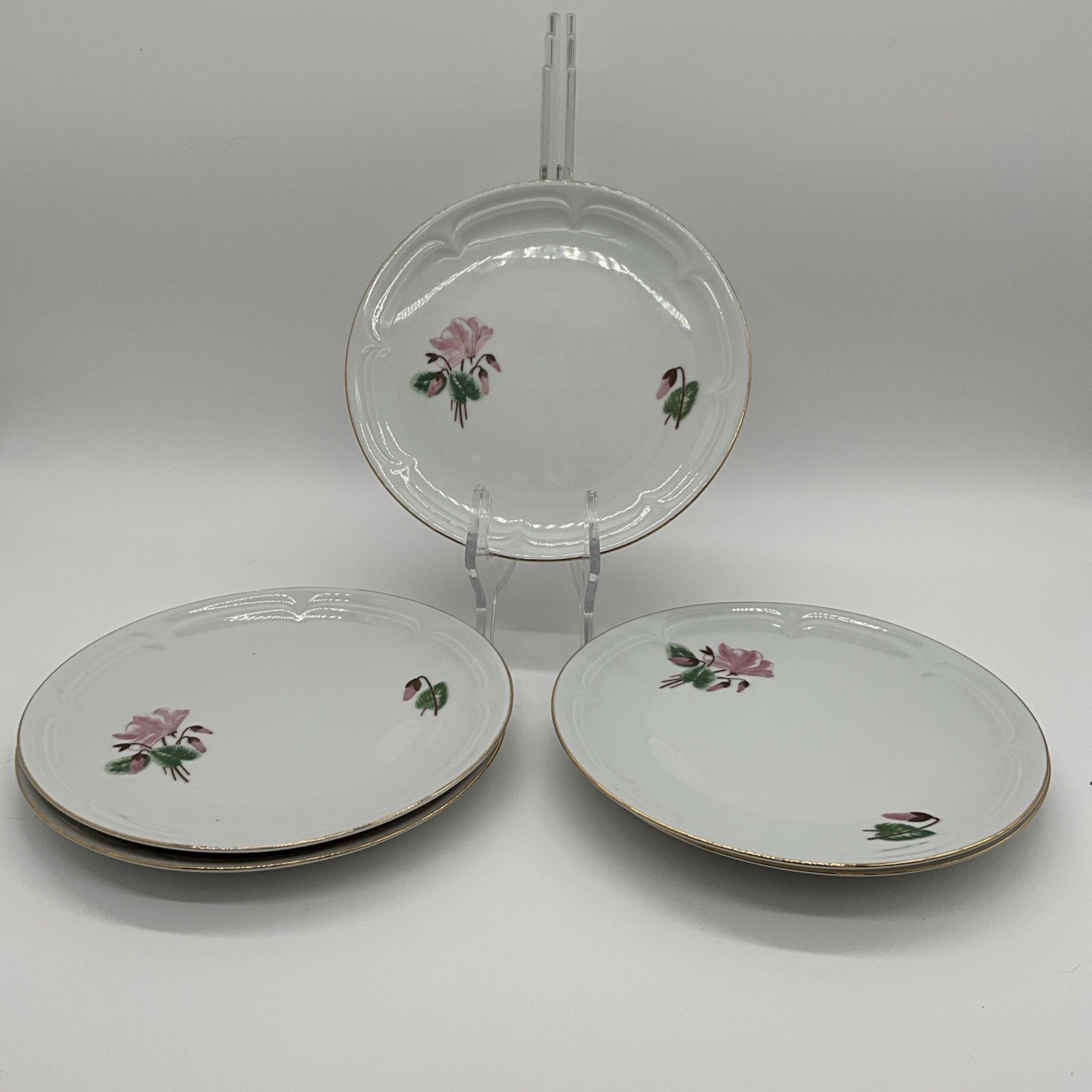 Vintage Spezial Eisenberg Porzellan (SEP), Germany (GDR) Plates. Set Of 5