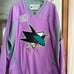 REEBOK San Jose Sharks Hockey Fights Cancer Jersey