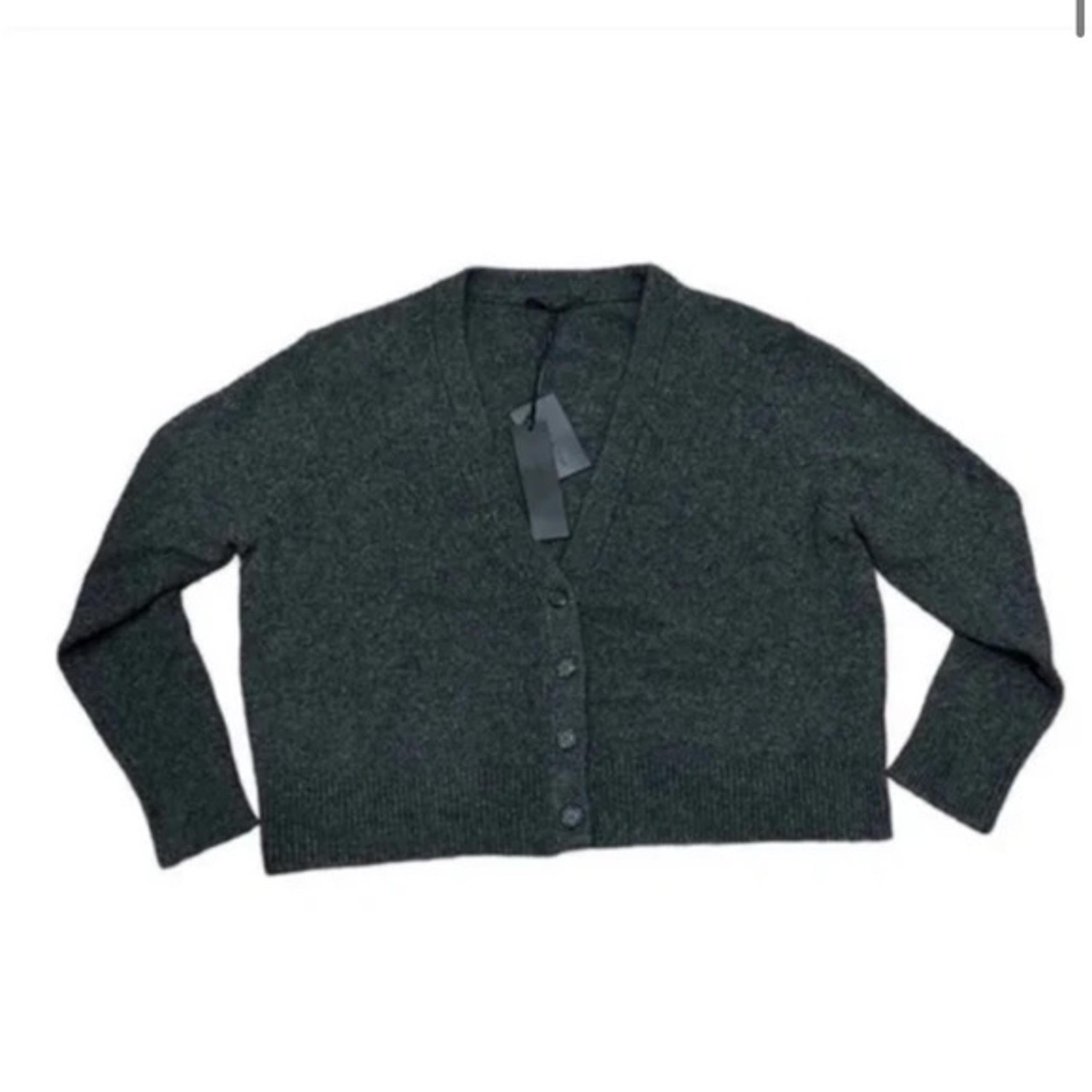 Jenni Kayne Charcoal Boyfriend Cardigan Sweater Size XL NWT