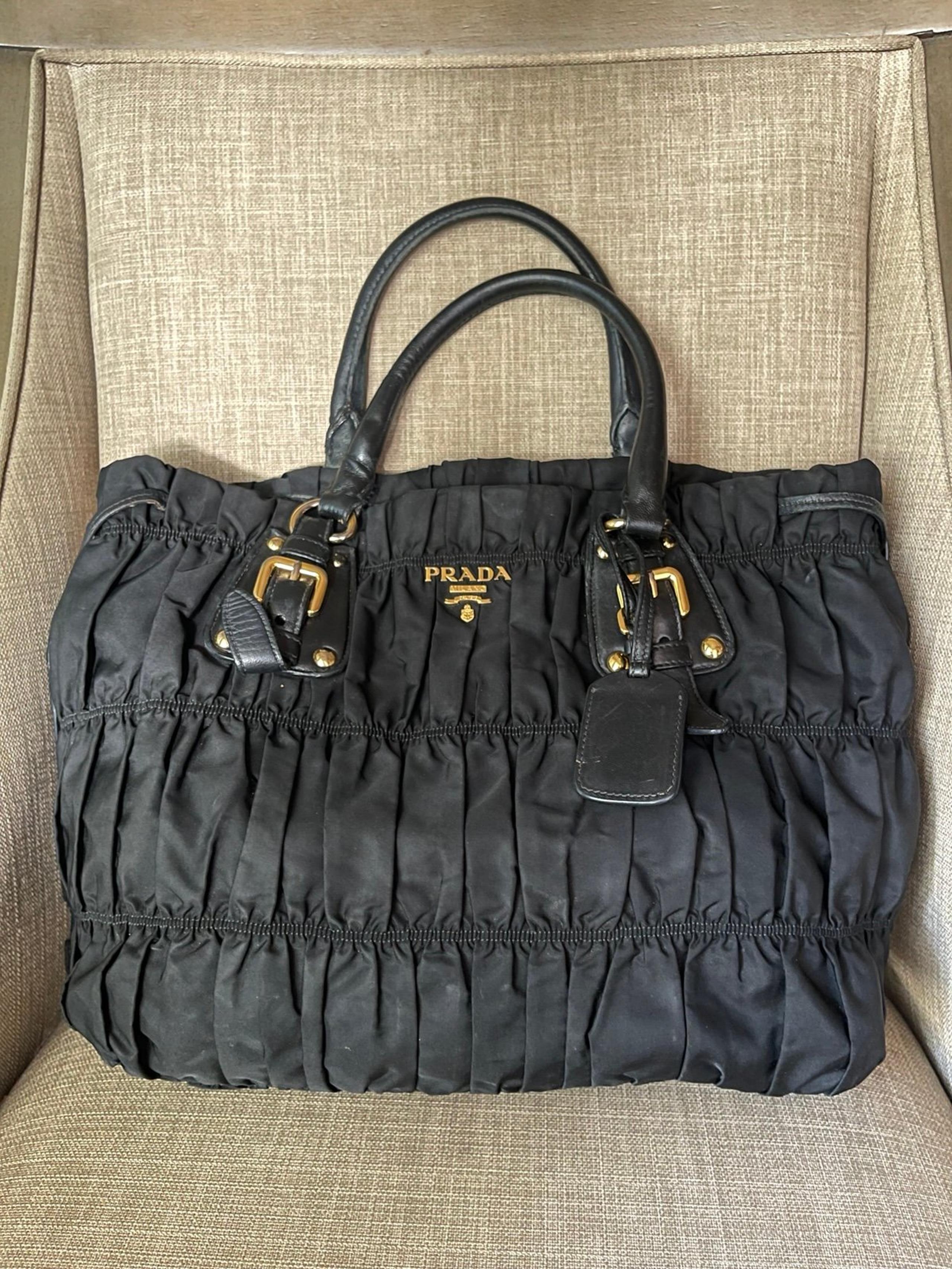 Prada vintage quilted shoulder bag
