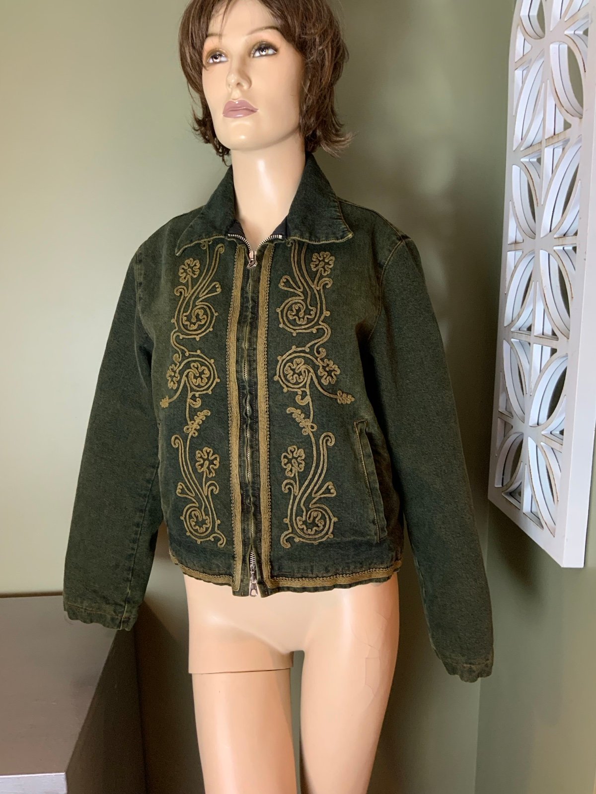 Jean Paul Gaultier JPG Jean jacket quilted denim RARE SIZE 44