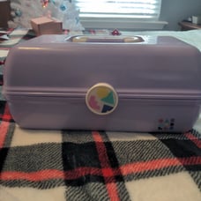 Purple Makeup Caboodles case
