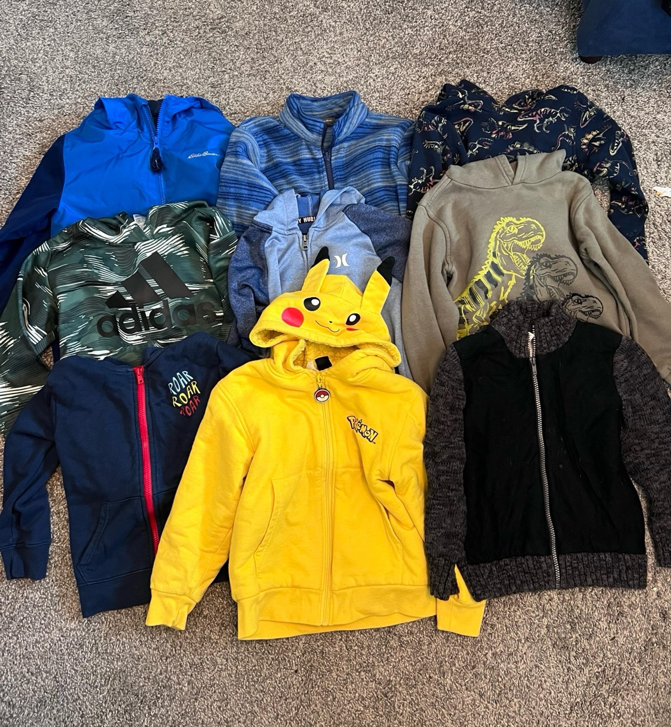 9 Youth Boys Sweaters/Jackets/Outerwear Size S 6/7