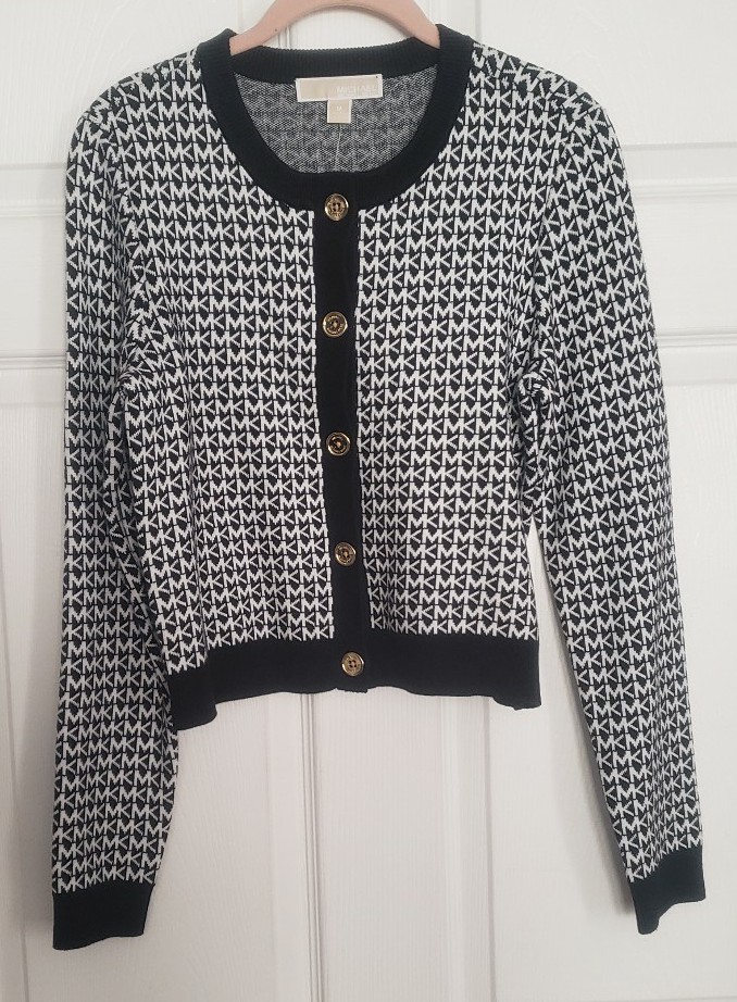 michael kors white cardigan