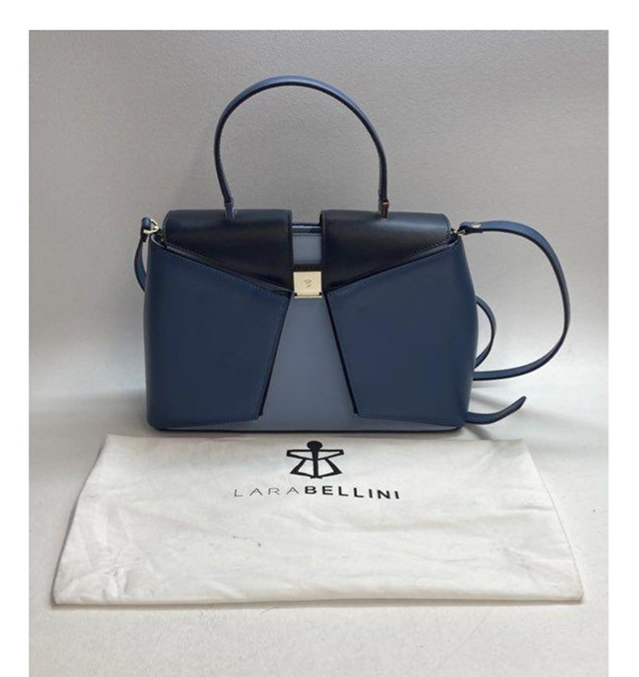 Lara Bellini LIZ FLAP Leather Handbag Purse - Handcrafted In Italy