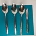 Oneida Serving spoons 3 Cube Mark Will O Wisk
