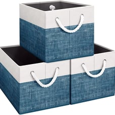 [3-Pack], Foldable Storage Baskets for Organizing