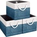 [3-Pack], Foldable Storage Baskets for Organizing