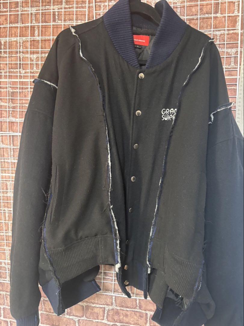 Vintage Patchwork Remake Stadium Jacket
