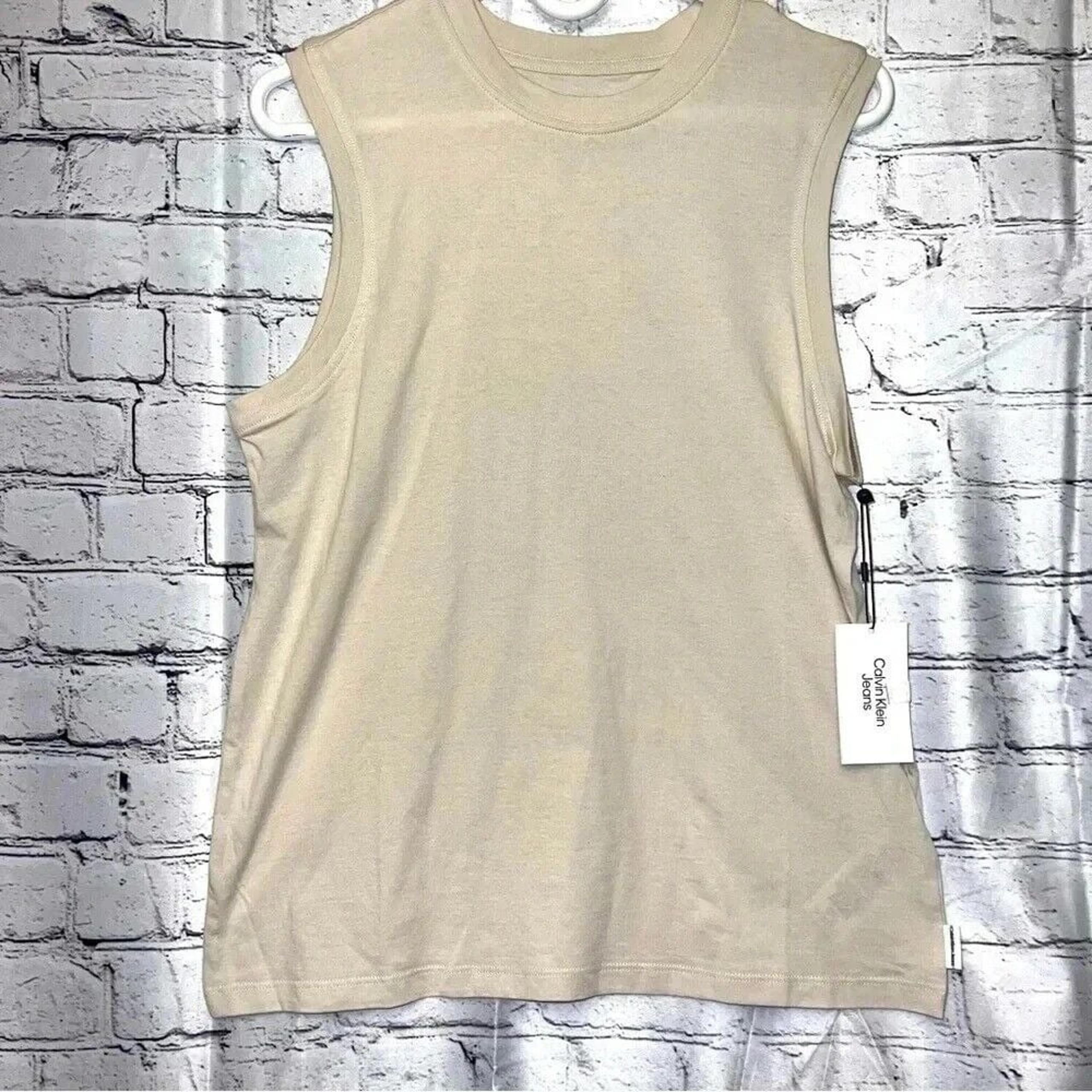 Calvin Klein Women's Tan Tank Top Size Medium New with Tags