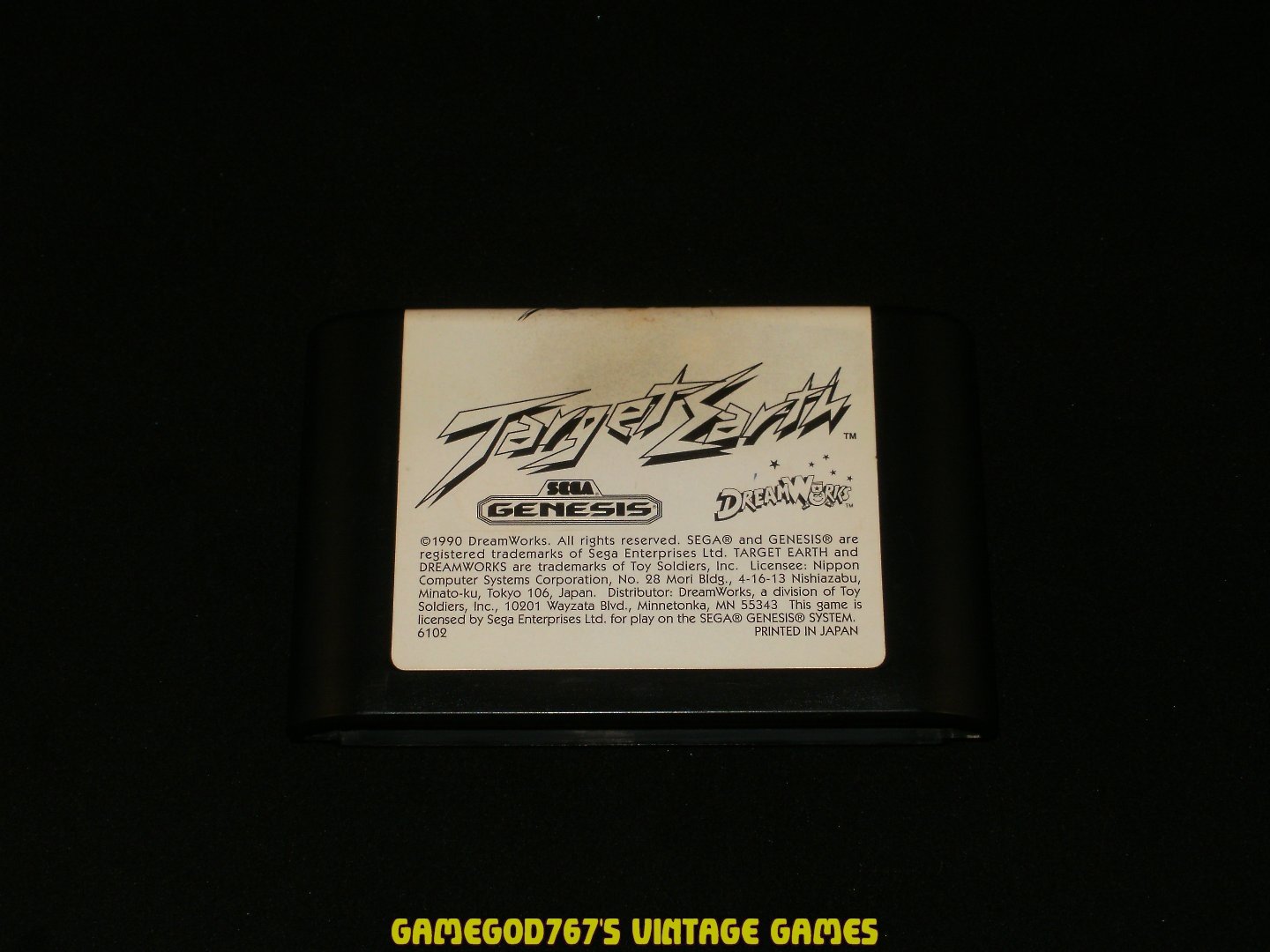 Sega Genesis Target Earth - Genesis CIB