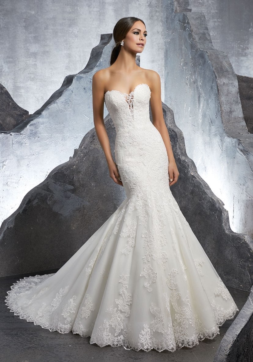 Mori Lee Kaitlyn Ivory Wedding Dress