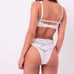 NWT For Love & Lemons Eyelet Thong Panty M
