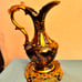 Cobalt Blue Nieman Marcus Pitcher And Plate Cast In Gold Trim