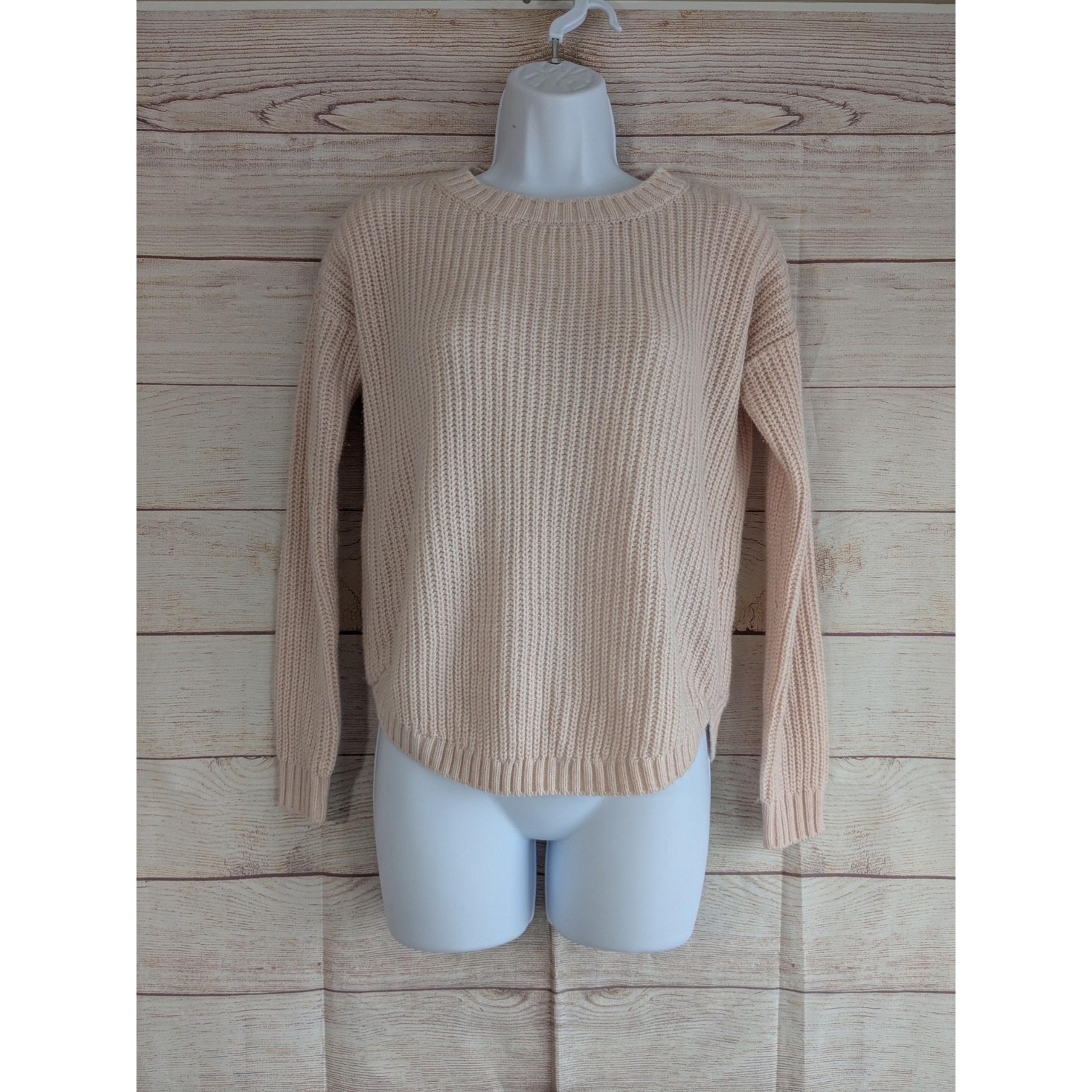 Khols So Woman's XS Waffle Knit Pullover Sweater Pink