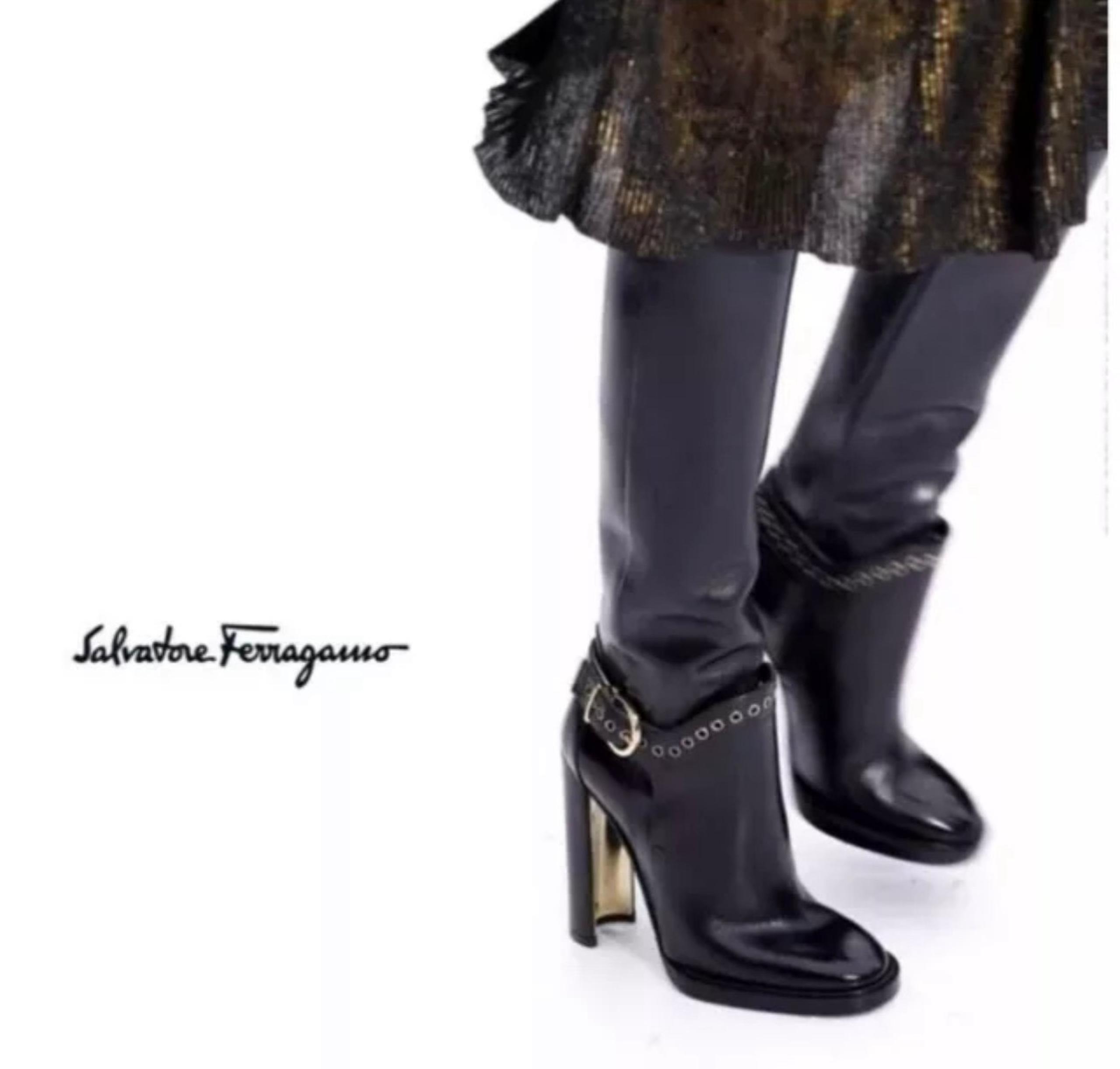 Salvatore Ferragamo NADIX Boots size 10 NEW